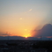 夕日