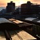 JR大阪駅の夕暮れ