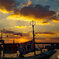 海人の旧正月夕暮れ
