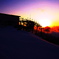 山頂の夕焼け