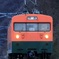 荷物電車、霜取りの朝