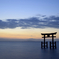 琵琶湖の夜明け