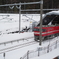 青函トンネルへ向かう貨物列車