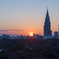 夕日。２月。
