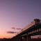 八戸線の夕景