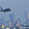 都会と飛行機