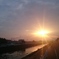 晴れの日の朝日♪