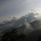 斜光と雲の白馬岳