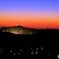 測量山夕景　in  室蘭