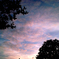 a evening glow of a day