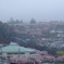 桜に埋もれる町