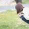 うつむき！？
