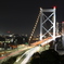 夜の関門大橋