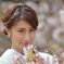 桜と着物べっぴんさん１