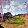 里山の春 桜 満開