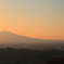 岩木山の夕景