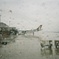 雨の飛行場
