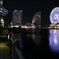 夜の港