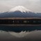 風のない山中湖