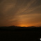 水橋と夕焼