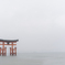 雨の厳島