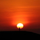 夕陽を撮る