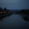 夕刻と夜の狭間で