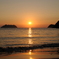夕日