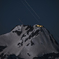 月夜の北穂高岳