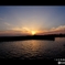 八王子漁港の夕陽