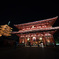 夜の浅草寺
