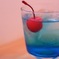 ブルーハワイ色の飲みもの