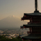 富士山　新倉富士浅間神社より①