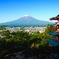 新緑の富士山