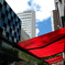 red curtain