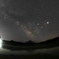 近接した火星と天の川