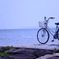 海、空、そして自転車。