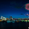 初夏の夜空に咲く花