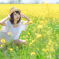 ポートレート　菜の花
