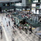駅での人の動き