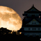 十六夜の月と岐阜城