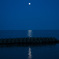 夜凪の月