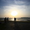 宍道湖　夕陽