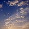 夕日と空