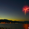 夕闇と花火　II