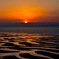 御輿来海岸の夕日