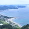 鋸山展望台から