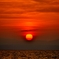 赤い夕日