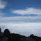 雲海の広がる山頂でまったりと