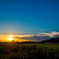 田園の夕暮れ..
